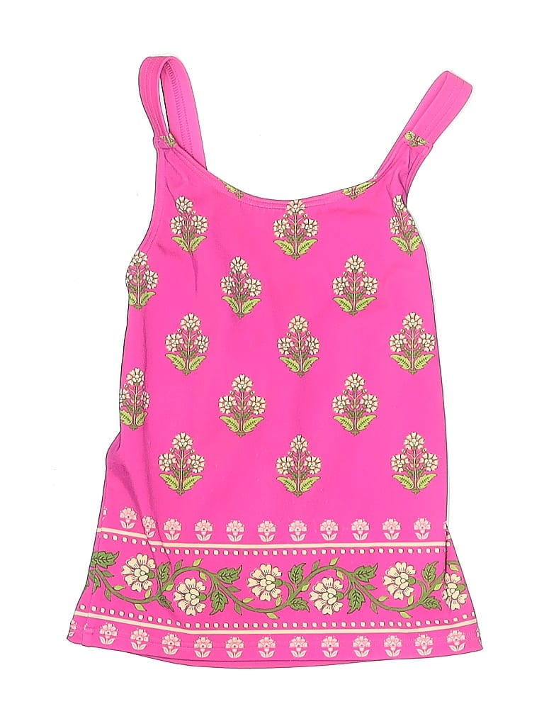 Pre-owned Mini Boden Kids' Swimsuit Cover Up In Pink