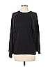 H By Halston Solid Black Sweatshirt Size XXS - photo 1