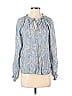 Assorted Brands Blue Long Sleeve Blouse Size XXS - photo 1