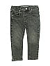 Zara 100% Cotton Solid Gray Jeans Size 12-18 mo - photo 1