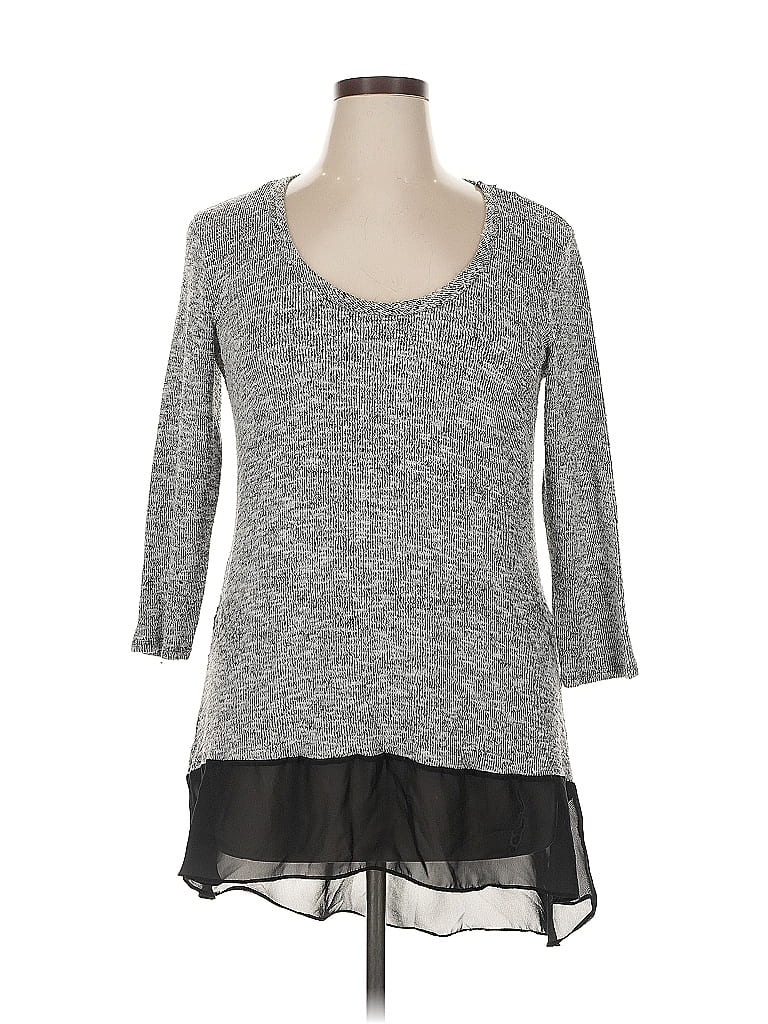 Studio Y Gray Pullover Sweater Size XL - photo 1