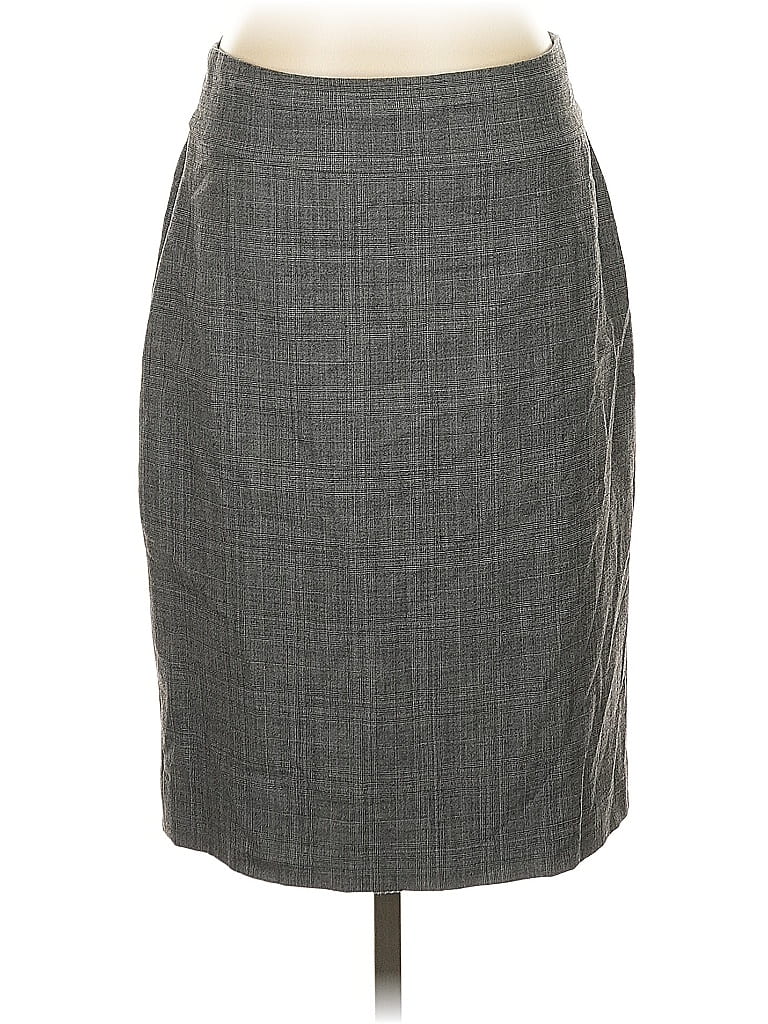 Click to view more detailed imagery on our partner's website Pre-owned Banana Republic Wool Skirt In Gray