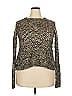 Maurices 100% Acrylic Metallic Gold Pullover Sweater Size M - photo 1