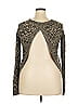 Maurices 100% Acrylic Metallic Gold Pullover Sweater Size M - photo 2