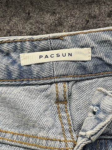 PacSun 100% Cotton Hearts Blue Jeans Size 27 waist