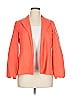 Coldwater Creek Orange Silk Blazer Size 14 - photo 1