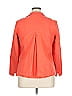 Coldwater Creek Orange Silk Blazer Size 14 - photo 2