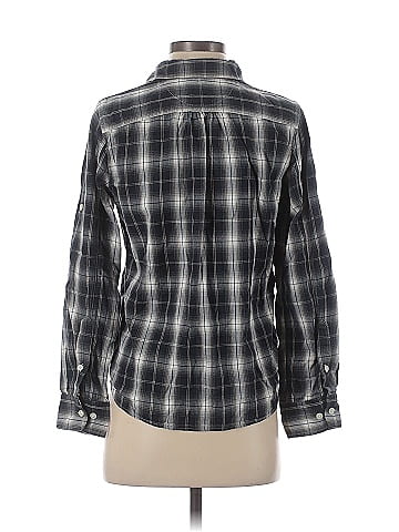Lauren Jeans Co. 3/4 Sleeve Button-Down Shirt (view 2)