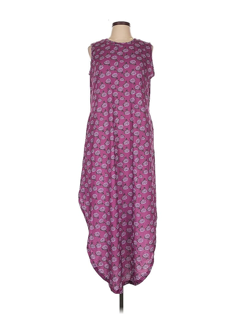 Made With Love Casual Dress In Purple