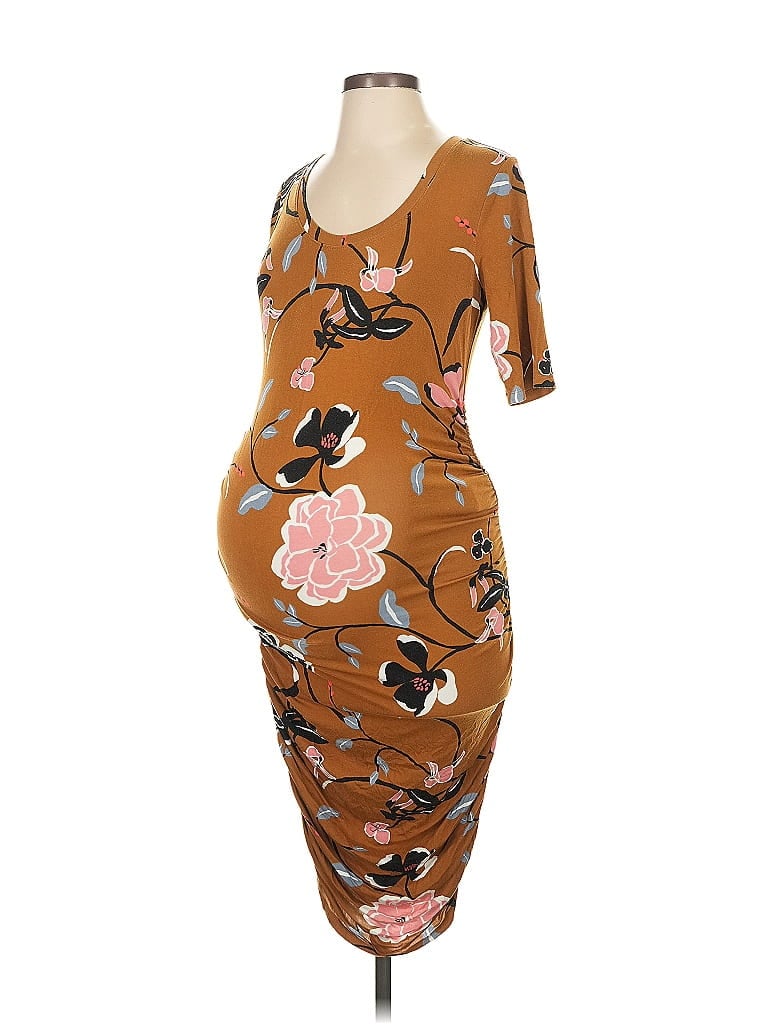 Click to view more detailed imagery on our partner's website Pre-owned Motherhood Casual Dress In Brown