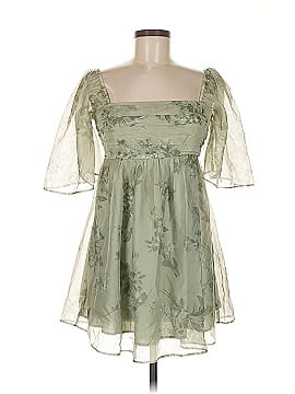 Abercrombie & Fitch Green Cocktail Dress Size M (petite)