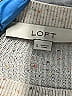 Ann Taylor LOFT Metallic Ivory Pullover Sweater Size S - photo 7
