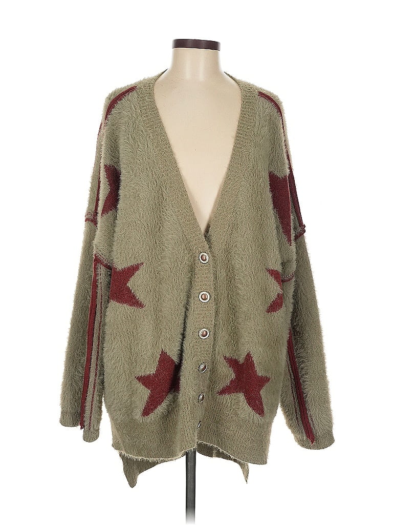 Pol Stars Green Cardigan Size M - photo 1