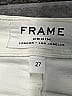 FRAME Denim Hearts White Jeans Size 27 waist - photo 4