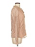 Joie Tan Long Sleeve Blouse Size M - photo 4