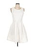 Charlotte Russe Solid White Casual Dress Size L - photo 1