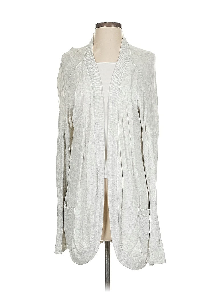 Click to view more detailed imagery on our partner's website Pre-owned Athleta Cardigan Sweater In Gray