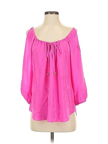 Alice & Trixie 3/4 Sleeve Silk Top (view 1)