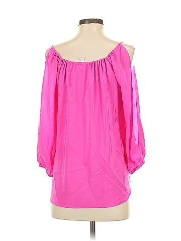 Alice & Trixie 3/4 Sleeve Silk Top (view 2)