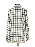 Current/Elliott Plaid Ivory Long Sleeve Button-Down Shirt Size Sm (1) - photo 2