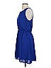Everly 100% Polyester Solid Blue Casual Dress Size S - photo 4
