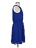 Everly 100% Polyester Solid Blue Casual Dress Size S - photo 3