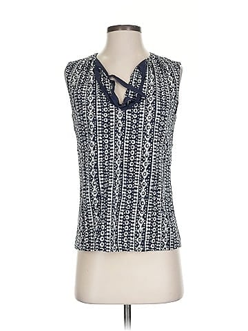 Tory Burch Sleeveless Silk Top (view 1)