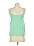 The Limited 100% Polyester Green Sleeveless Top Size S - photo 2