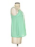 The Limited 100% Polyester Green Sleeveless Top Size S - photo 4