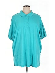Woman Within Short Sleeve Blouse