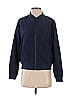 Everly 100% Polyester Solid Blue Track Jacket Size S - photo 1