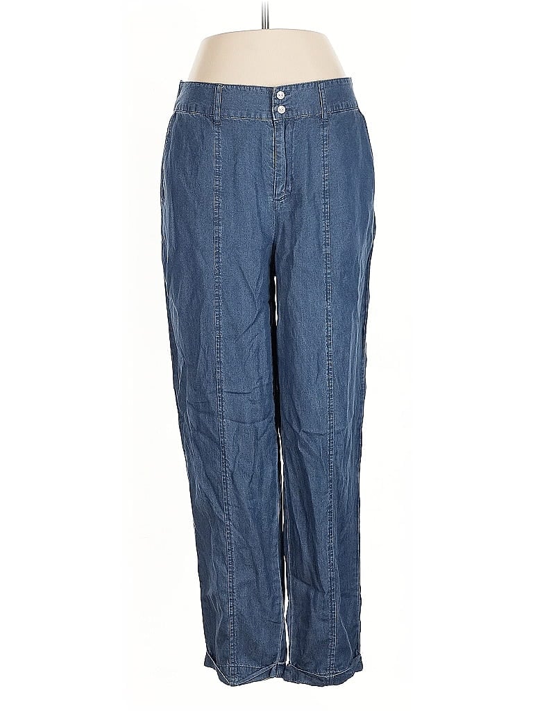 Pre-owned Calligraphie Casual Pants In Blue