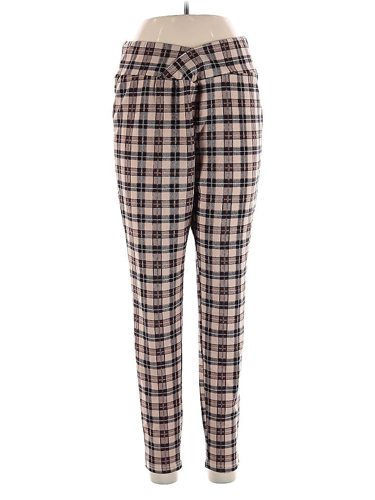 Pre-owned Shein Casual Pants In Brown