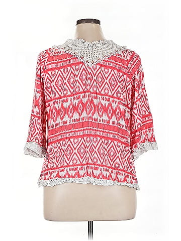 Double Click 3/4 Sleeve Blouse (view 2)