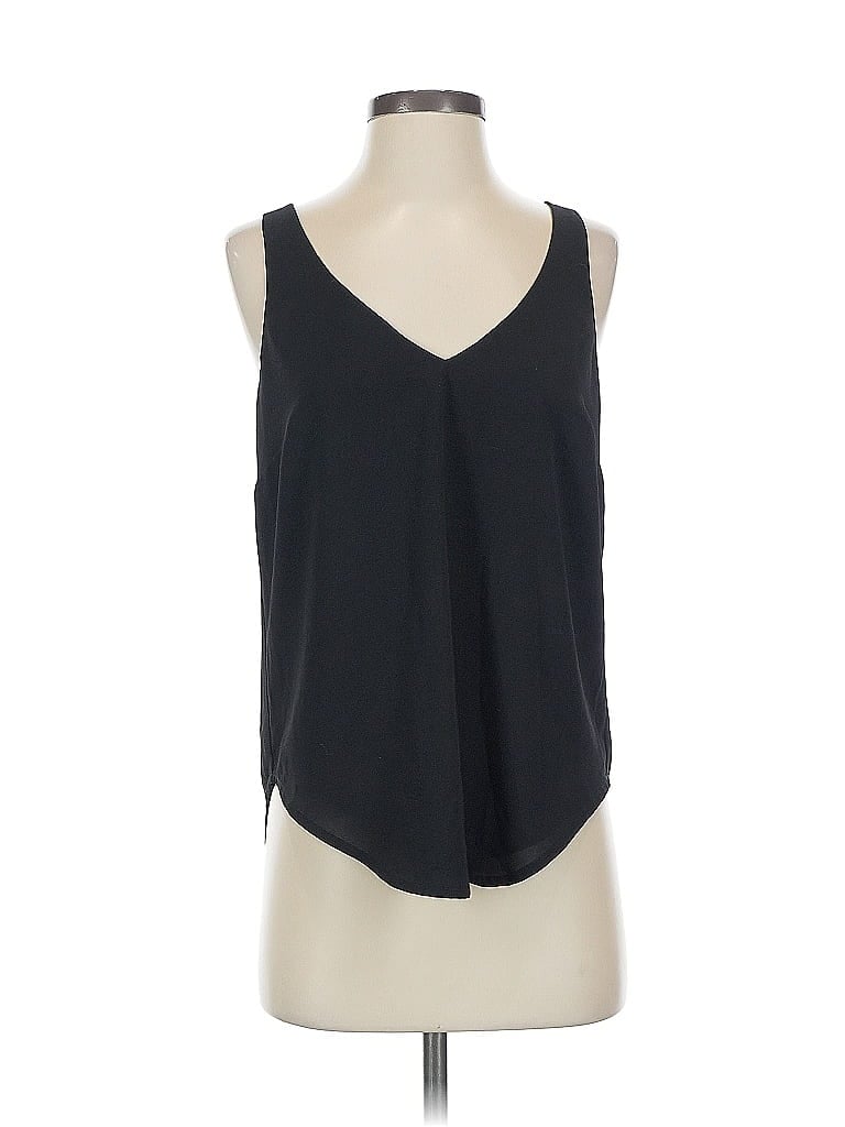 Pre-owned Bebe Sleeveless Blouse In Black