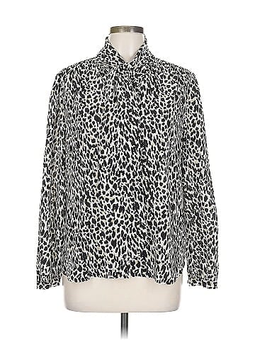 J.Crew Long Sleeve Silk Top (view 1)