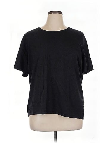 Jones New York Collection Short Sleeve Silk Top (view 1)