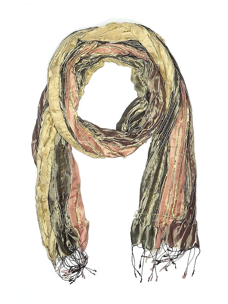 Pre-owned Unbranded Scarf In Brown
