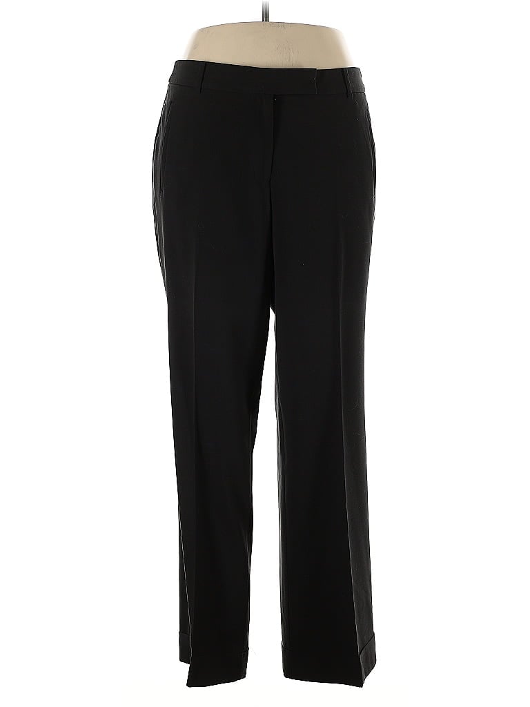 Pre-owned Moda International Dress Pants In Black