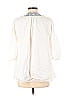 Magaschoni 100% Cotton Ivory 3/4 Sleeve Blouse Size 10 - photo 2