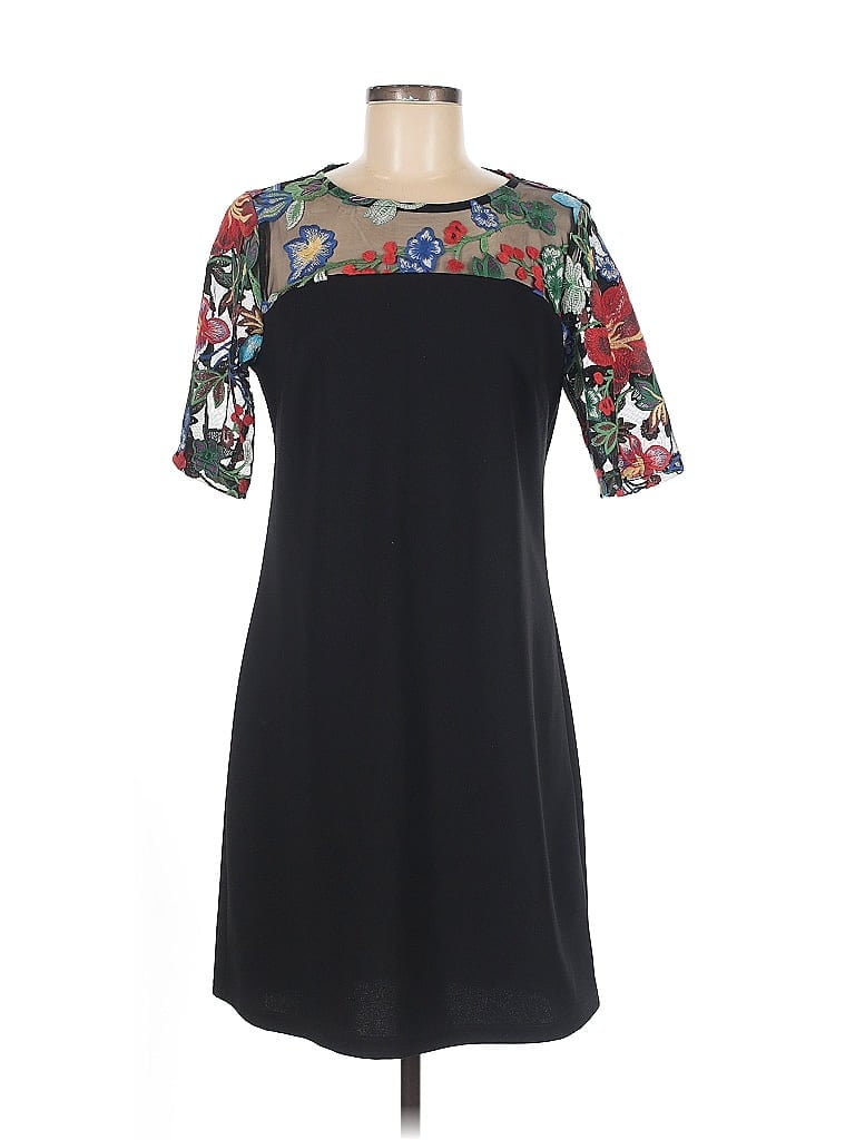 Pre-owned Nina Leonard Casual Dress In Black