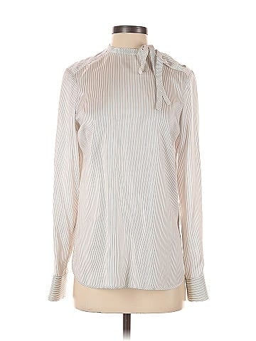 Salvatore Ferragamo Long Sleeve Silk Top (view 1)