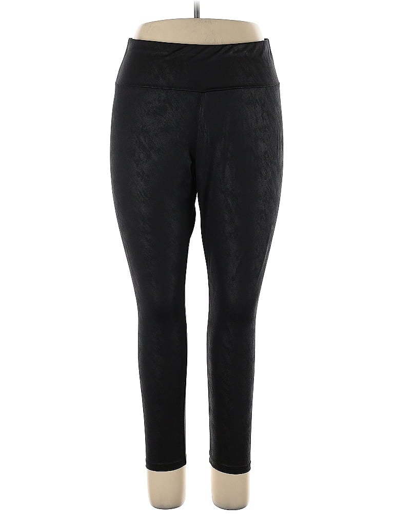 Pre-owned Ava & Viv Active Pants In Black