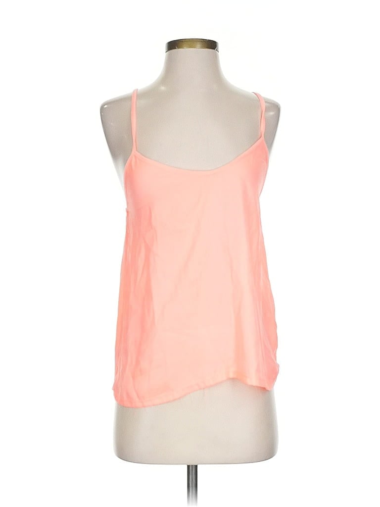 Pre-owned Trafaluc By Zara Sleeveless Blouse In Orange