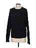 Open Edit Solid Black Pullover Sweater Size XS - photo 1