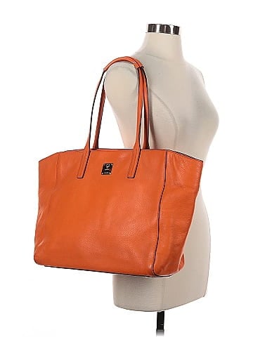 MCM Leather Zip Shopper Tote (view 2)