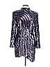 Stockholm Atelier X Other Stories 100% Polyester Metallic Silver Cocktail Dress Size 10 - photo 1