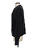 Open Edit Solid Black Pullover Sweater Size XS - photo 4