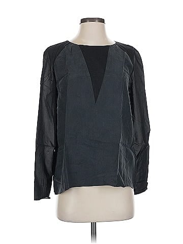 Kate Spade Saturday Long Sleeve Silk Top (view 1)