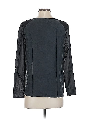 Kate Spade Saturday Long Sleeve Silk Top (view 2)